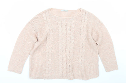 George Womens Pink   Pullover Jumper Size L