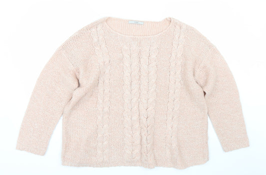 George Womens Pink   Pullover Jumper Size L