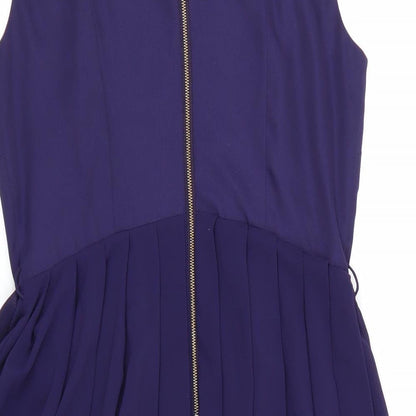 NEXT Womens Purple Floral  Tank Dress  Size 10