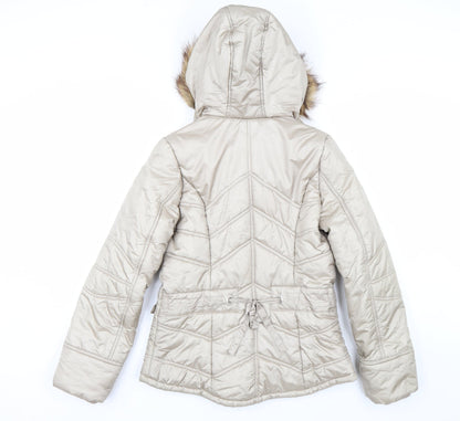 George Womens Gold   Parka Coat Size 8