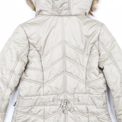 George Womens Gold   Parka Coat Size 8