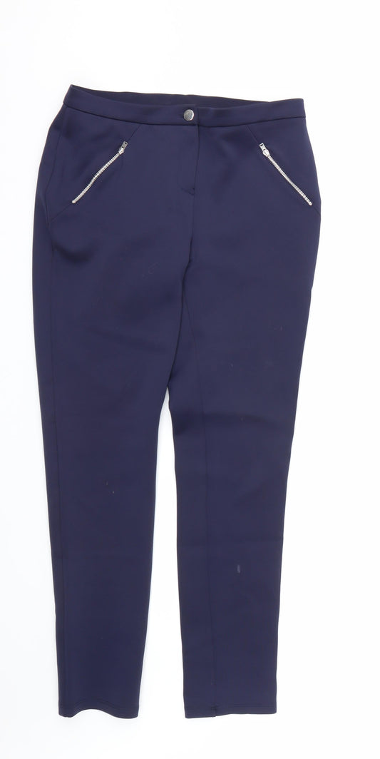 George Womens Blue   Trousers  Size 10 L27 in