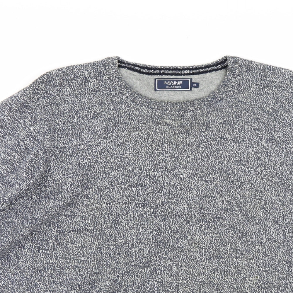 Maine Mens Blue   Pullover Jumper Size XL