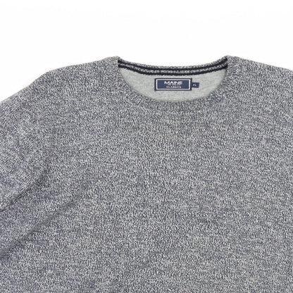 Maine Mens Blue   Pullover Jumper Size XL