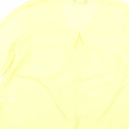 F&F Womens Yellow   Basic Blouse Size 12