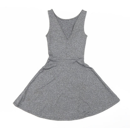 H&M Womens Grey   Tank Dress  Size S