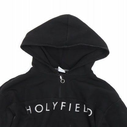 Holyfield Girls Black   Pullover Hoodie Size 8-9 Years