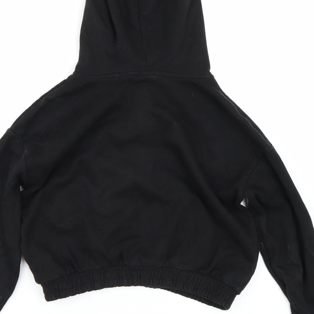 Holyfield Girls Black   Pullover Hoodie Size 8-9 Years