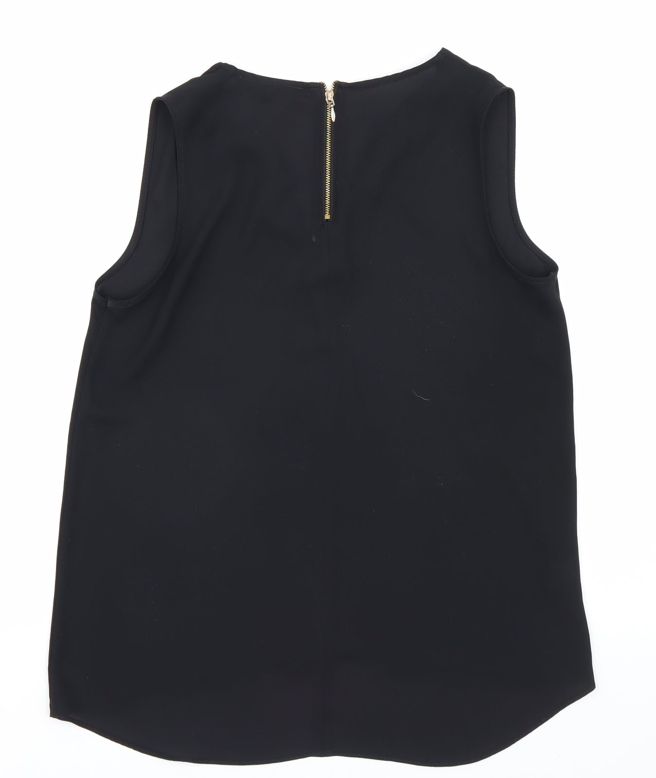 Womens UK Size 10 NEXT Black Basic Blouse