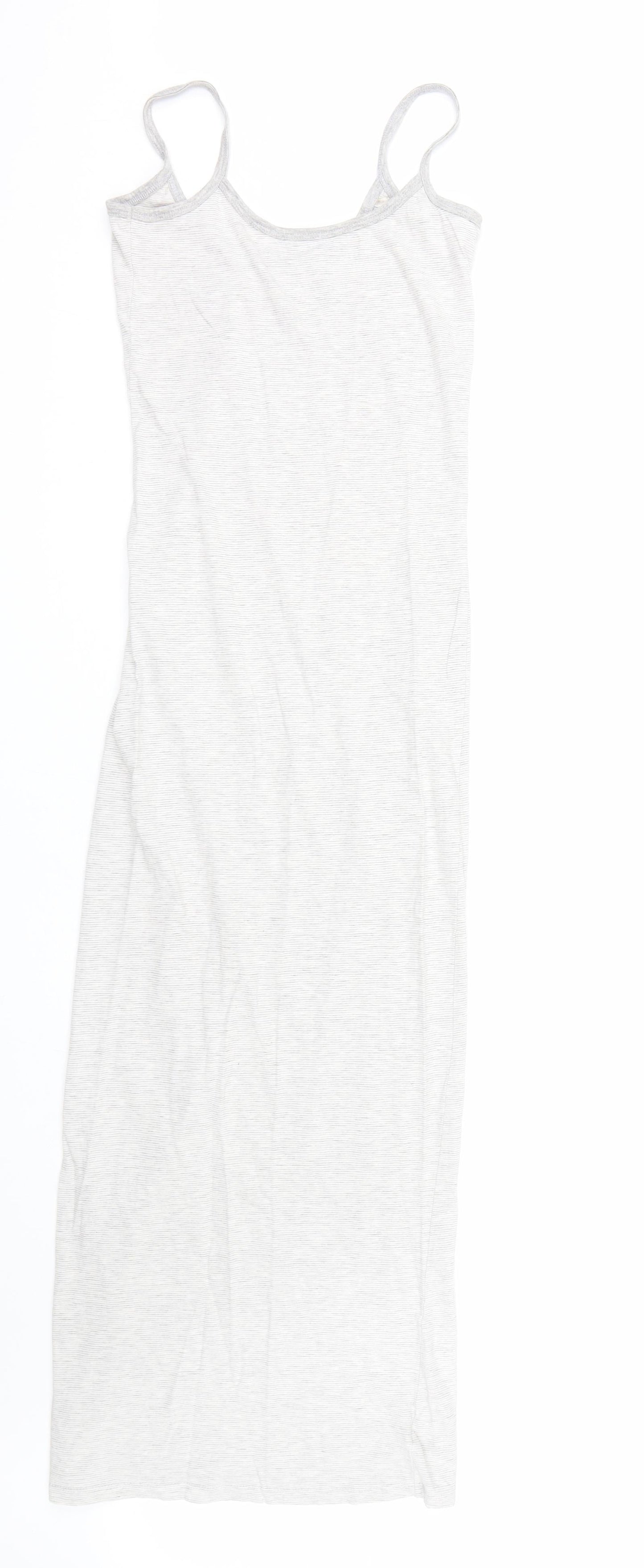 B soul Womens Grey Striped  Top Dress Size S