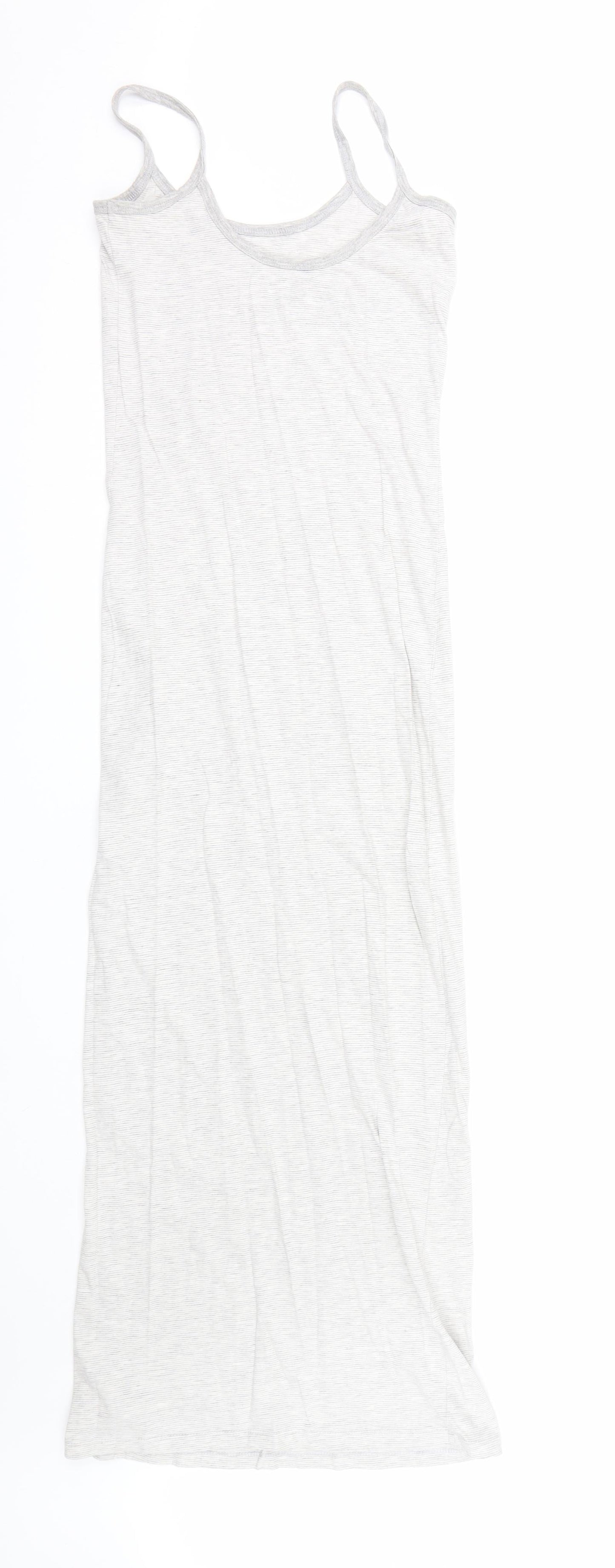 B soul Womens Grey Striped  Top Dress Size S