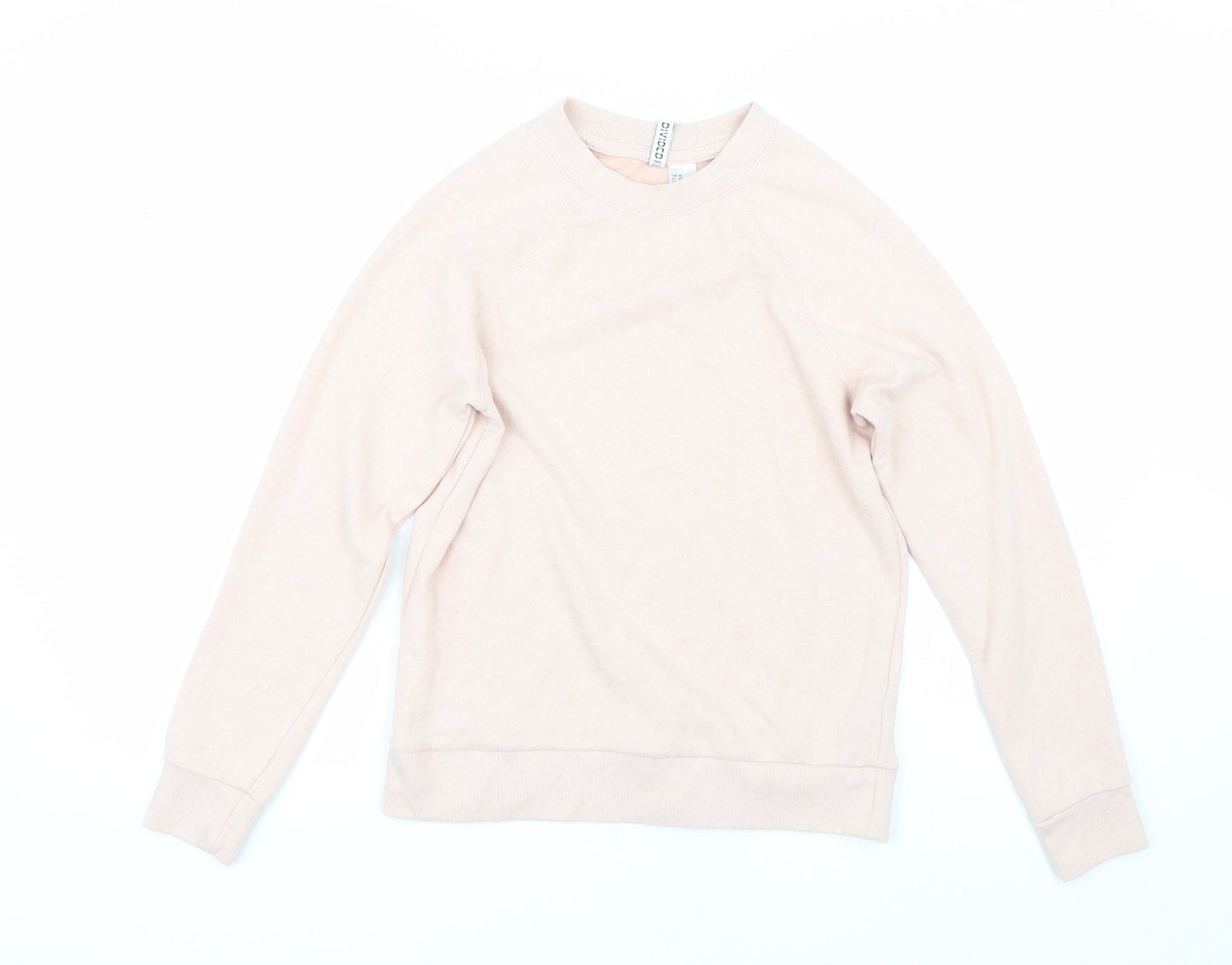 H&M Womens Pink   Pullover Sweatshirt Size XS