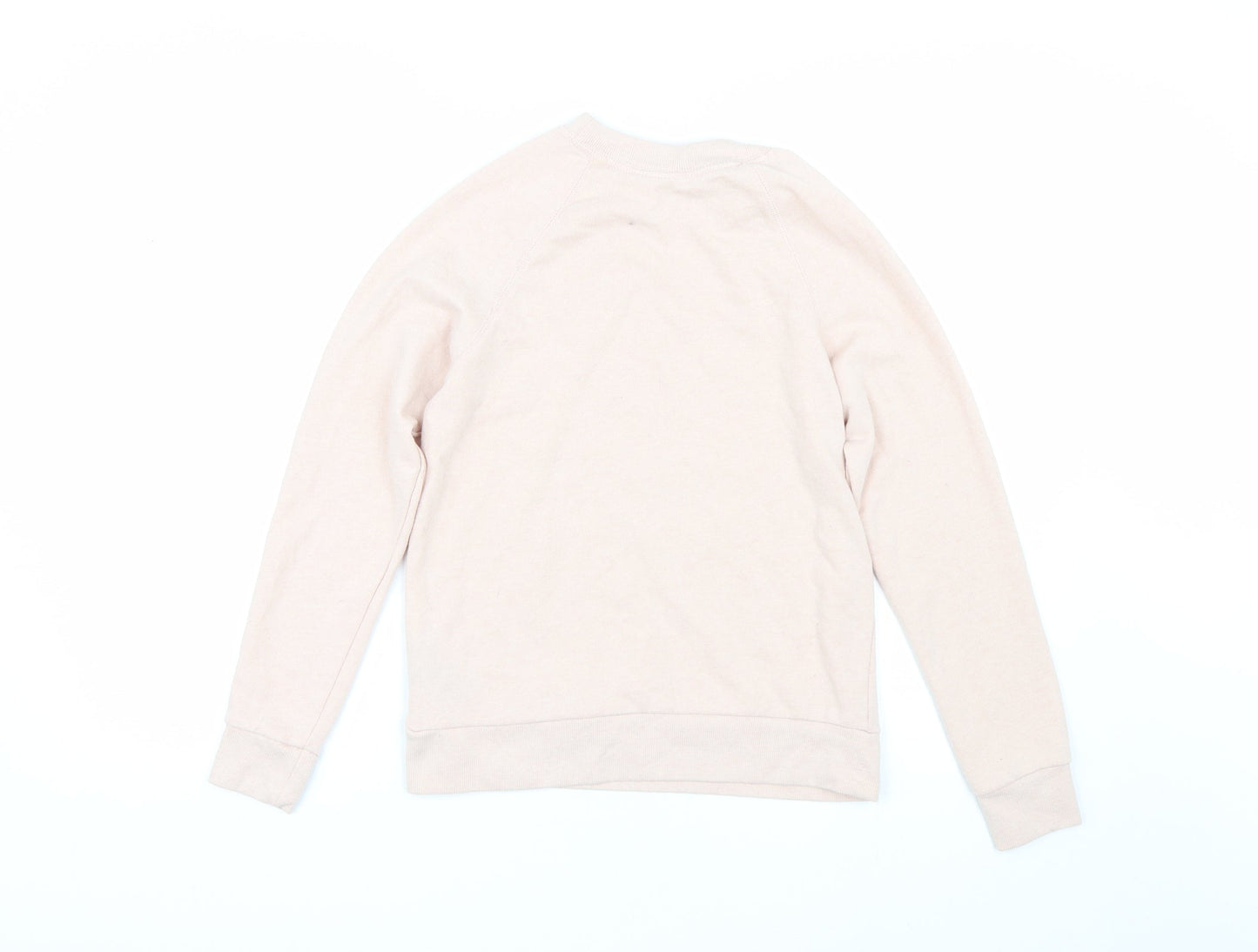 H&M Womens Pink   Pullover Sweatshirt Size XS