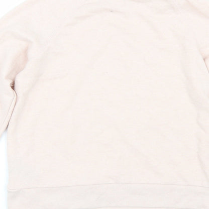 H&M Womens Pink   Pullover Sweatshirt Size XS
