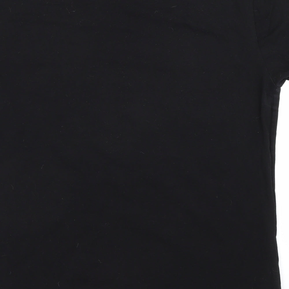 Doyoueven Mens Black    T-Shirt Size M
