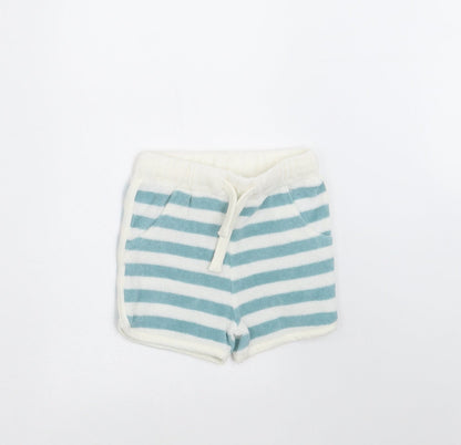Marks and Spencer Baby Green Striped   Trousers Size 0-3 Months  - shorts