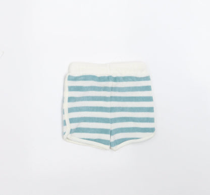 Marks and Spencer Baby Green Striped   Trousers Size 0-3 Months  - shorts