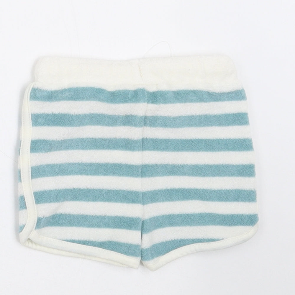 Marks and Spencer Baby Green Striped   Trousers Size 0-3 Months  - shorts