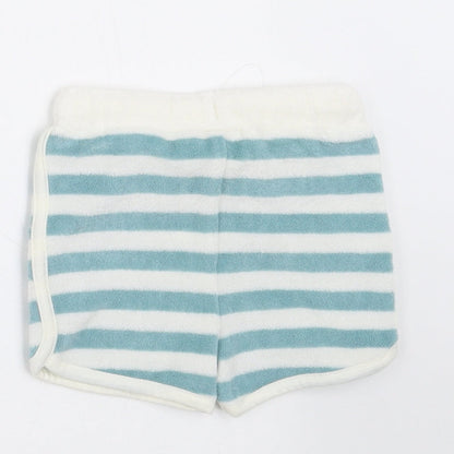 Marks and Spencer Baby Green Striped   Trousers Size 0-3 Months  - shorts