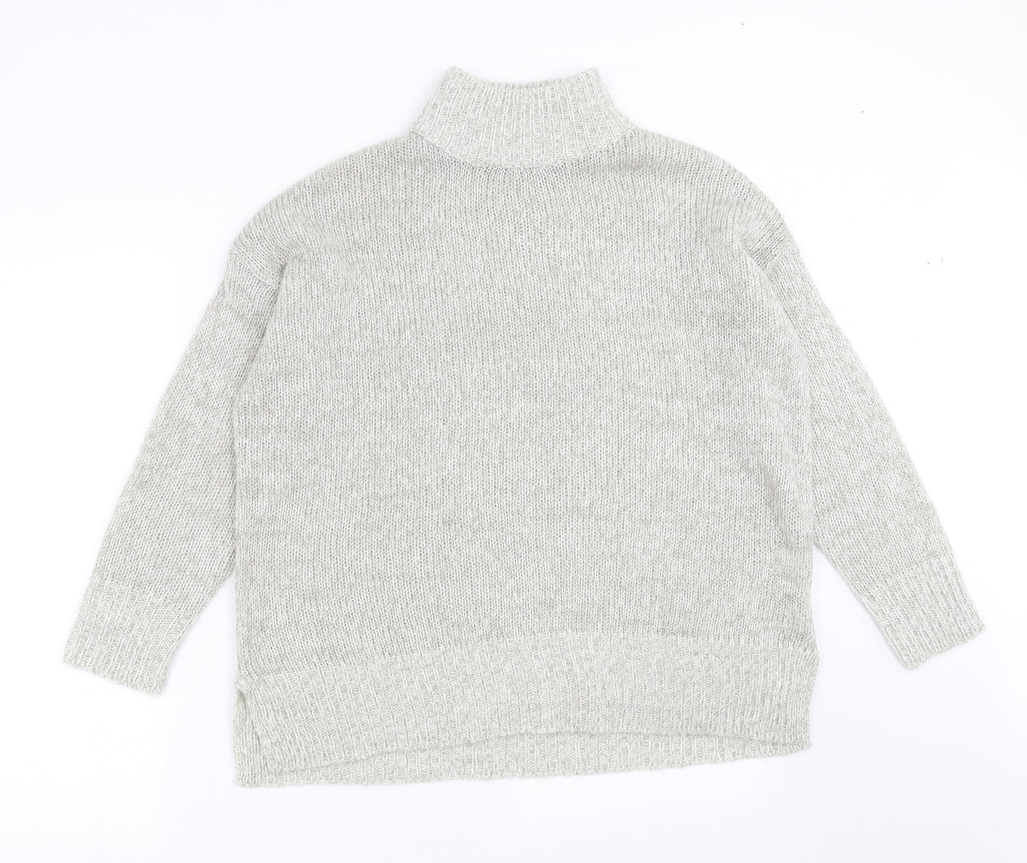 Womens UK Size M New Look Grey Pullover Jumper