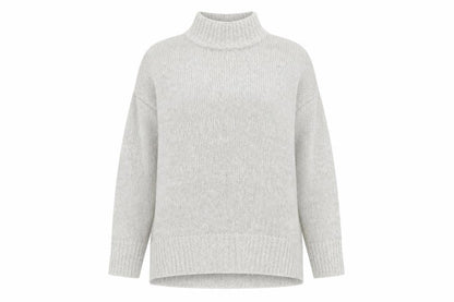 Womens UK Size M New Look Grey Pullover Jumper