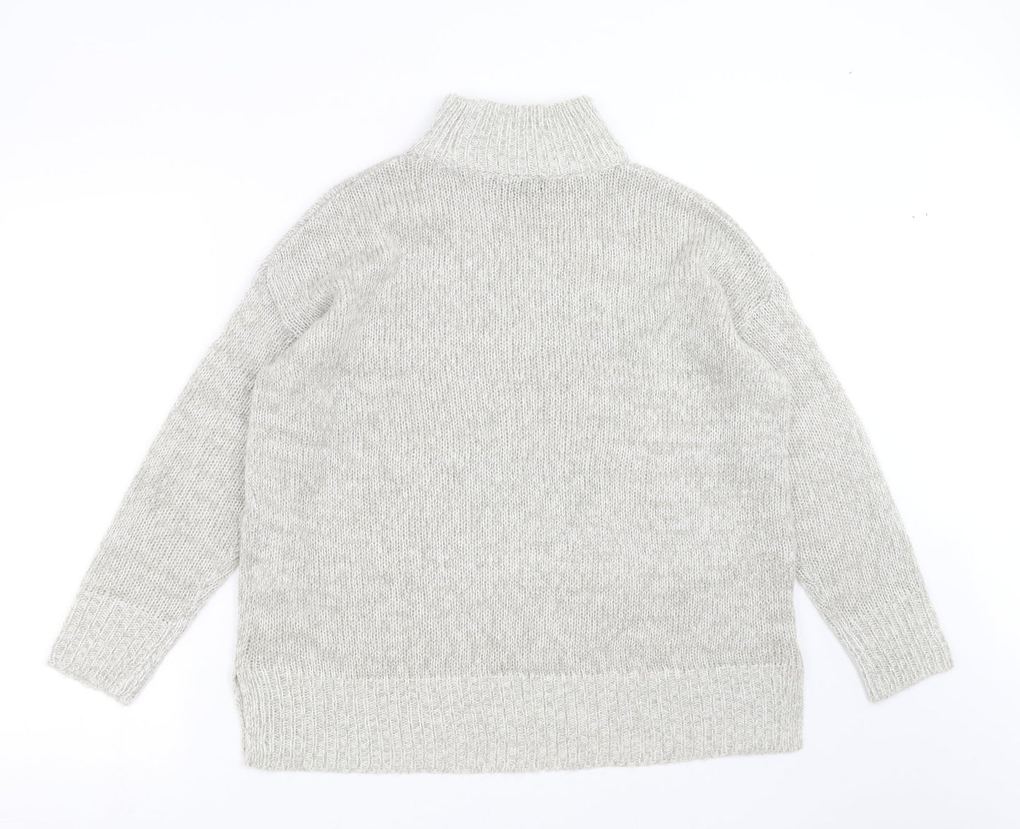 Womens UK Size M New Look Grey Pullover Jumper
