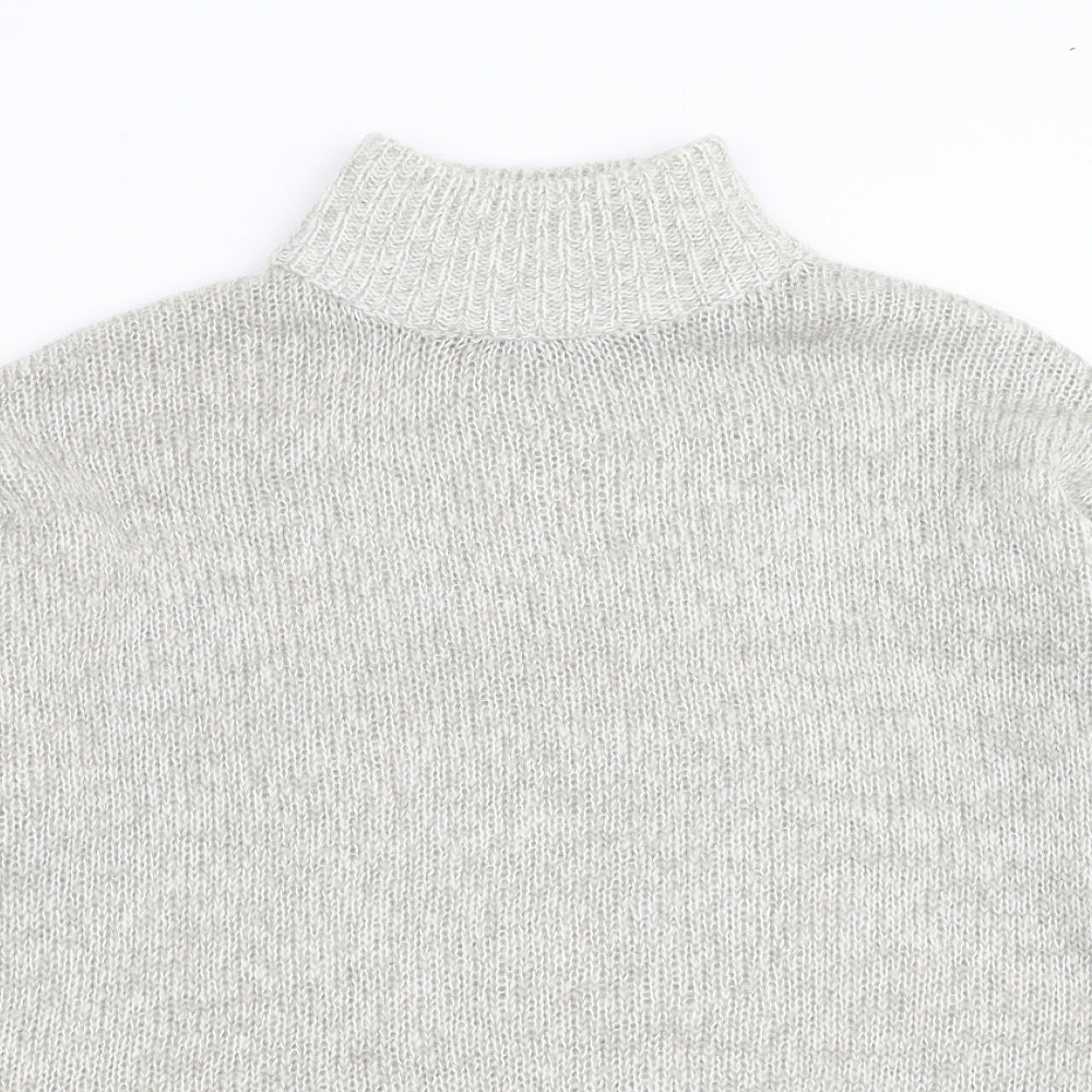 Womens UK Size M New Look Grey Pullover Jumper