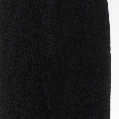 Womens UK Size 10 NEXT Regular Fit  Black Trousers