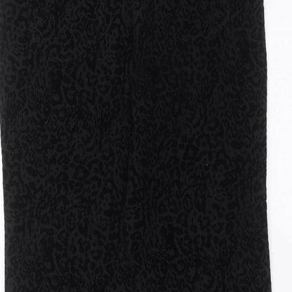 Womens UK Size 10 NEXT Regular Fit  Black Trousers