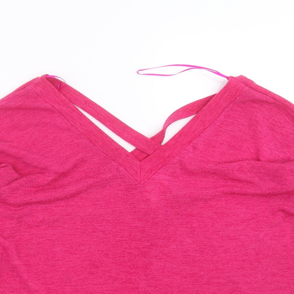 Womens UK Size 6 River Island Pink Pullover Jumper