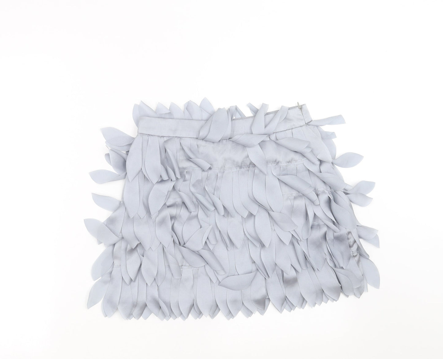 RAVI FAMOUS Womens Grey   Mini Skirt Size M