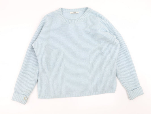George Womens Blue  Knit Pullover Jumper Size L