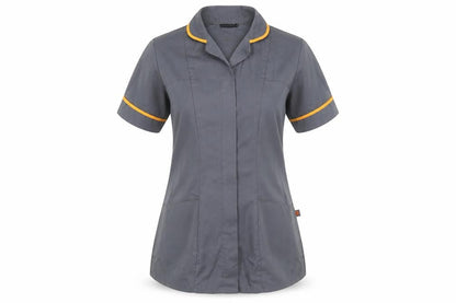 Womens UK Size 10 Dimensions Grey Tunic T-Shirt