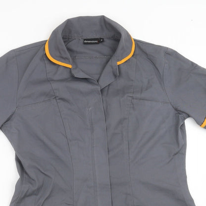 Womens UK Size 10 Dimensions Grey Tunic T-Shirt