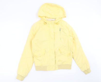 YISHION SPORTS Womens Yellow   Jacket Coat Size M