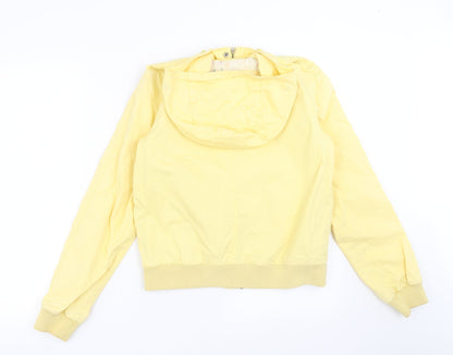 YISHION SPORTS Womens Yellow   Jacket Coat Size M