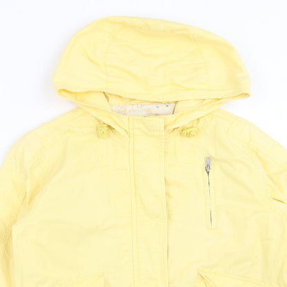 YISHION SPORTS Womens Yellow   Jacket Coat Size M