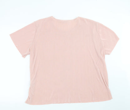 Z by Z Womens Pink   Basic Blouse Size S