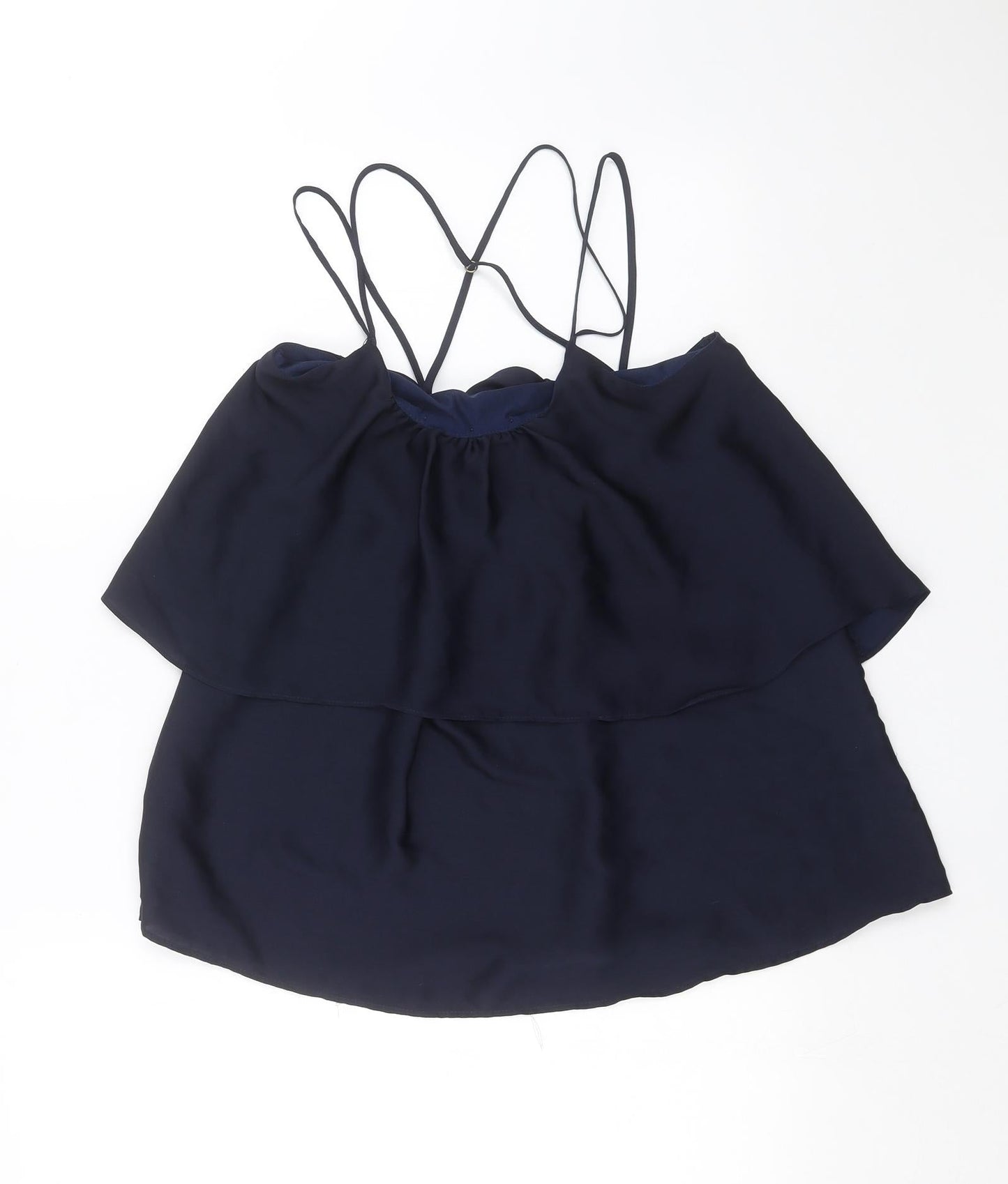 Womens UK Size 8 River Island Blue Basic Blouse