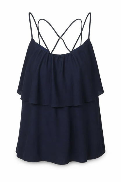 Womens UK Size 8 River Island Blue Basic Blouse