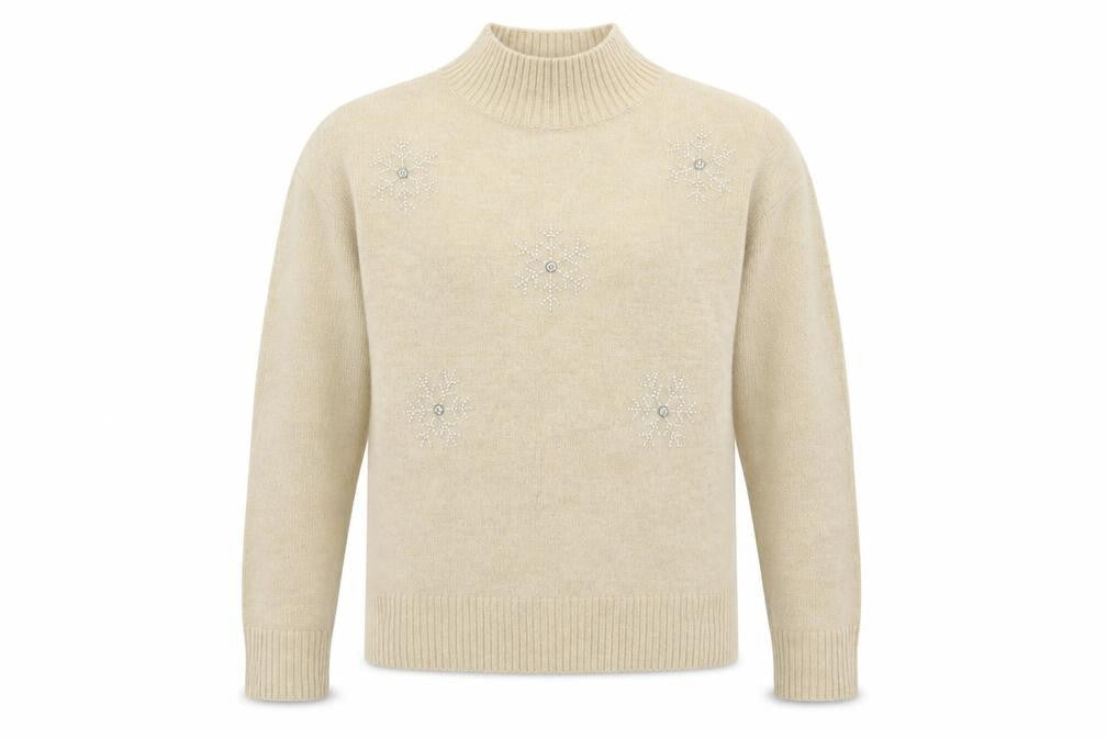 Womens UK Size M New Look Beige Pullover Jumper