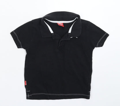 Slazenger Boys Black   Basic Polo Size 3-4 Years