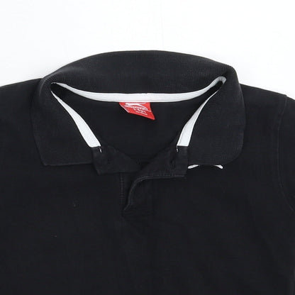 Slazenger Boys Black   Basic Polo Size 3-4 Years