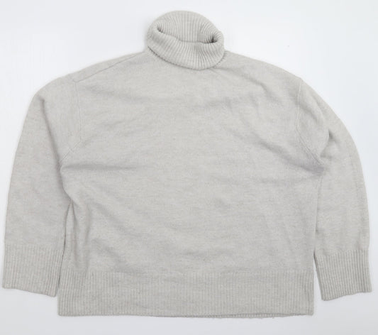 Womens UK Size L Divided Grey Pullover Jumper