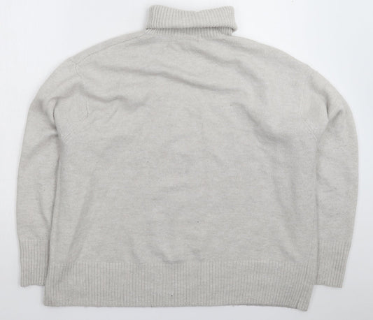 Womens UK Size L Divided Grey Pullover Jumper