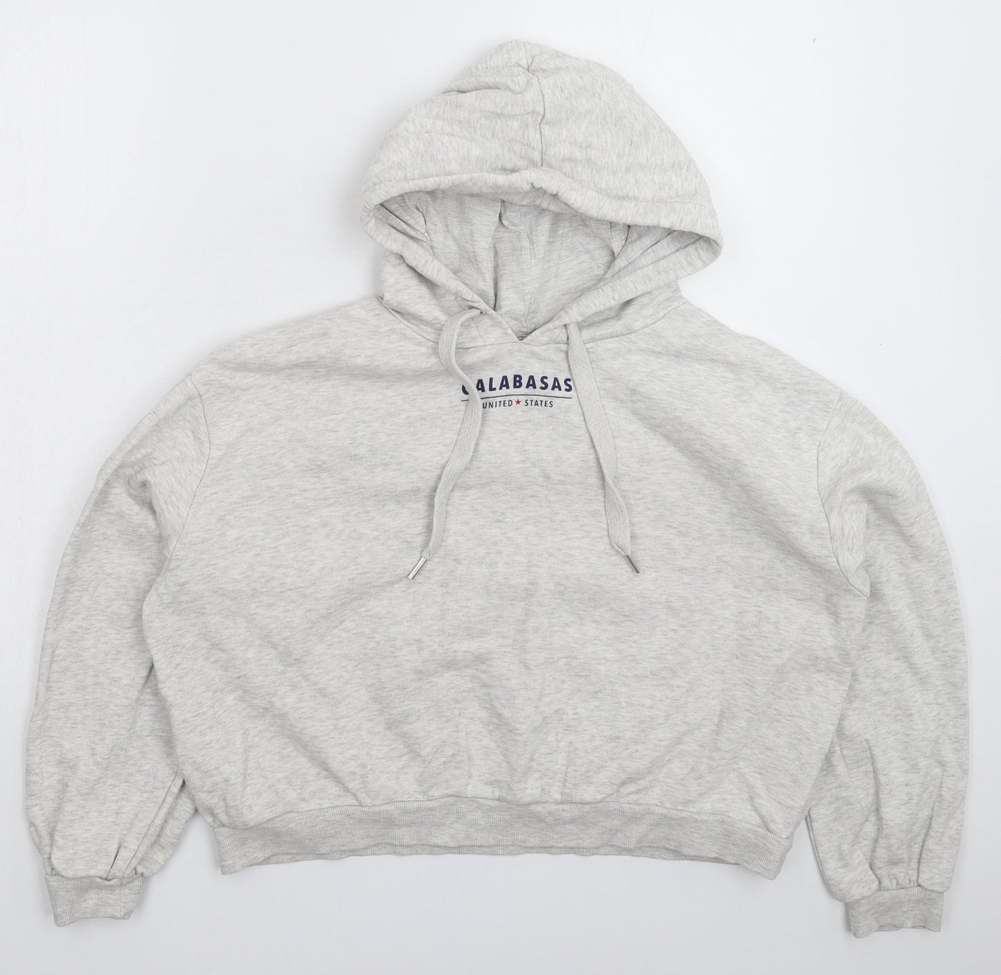 Divided Womens Grey   Pullover Hoodie Size L