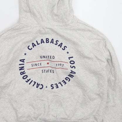 Divided Womens Grey   Pullover Hoodie Size L