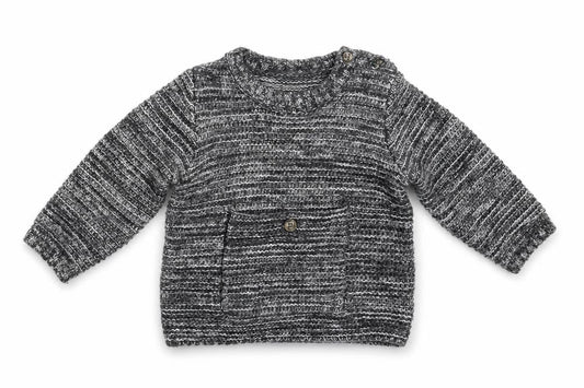 Mini Club Baby Grey  Knit Pullover Jumper Size 3-6 Months