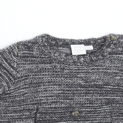Mini Club Baby Grey  Knit Pullover Jumper Size 3-6 Months