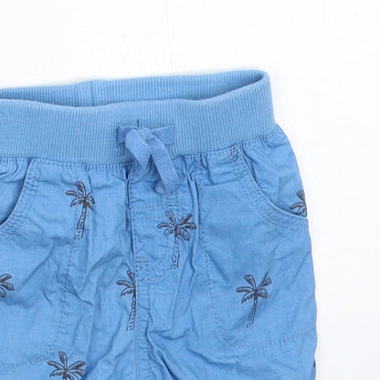 John Lewis Baby Blue   Cropped Trousers Size 3-6 Months